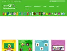 Tablet Screenshot of creseraprendiendo.com